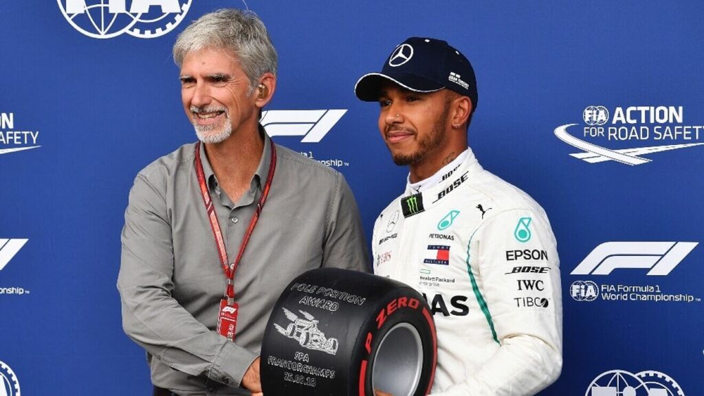 Damon Hill ve Lewis Hamilton