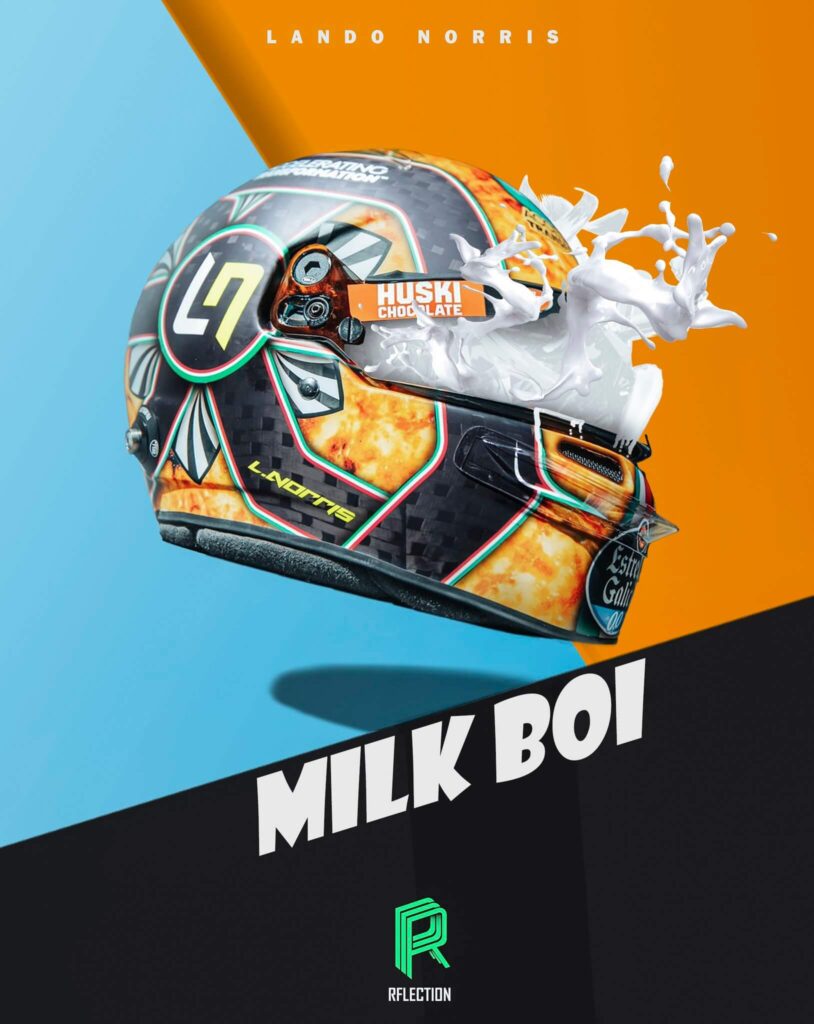 Lando Norris Milk