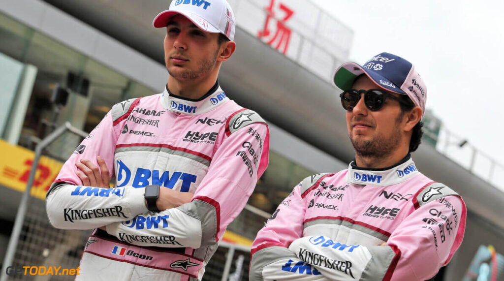 Sergio Perez ve Esteban Ocon, BWT Racing Point