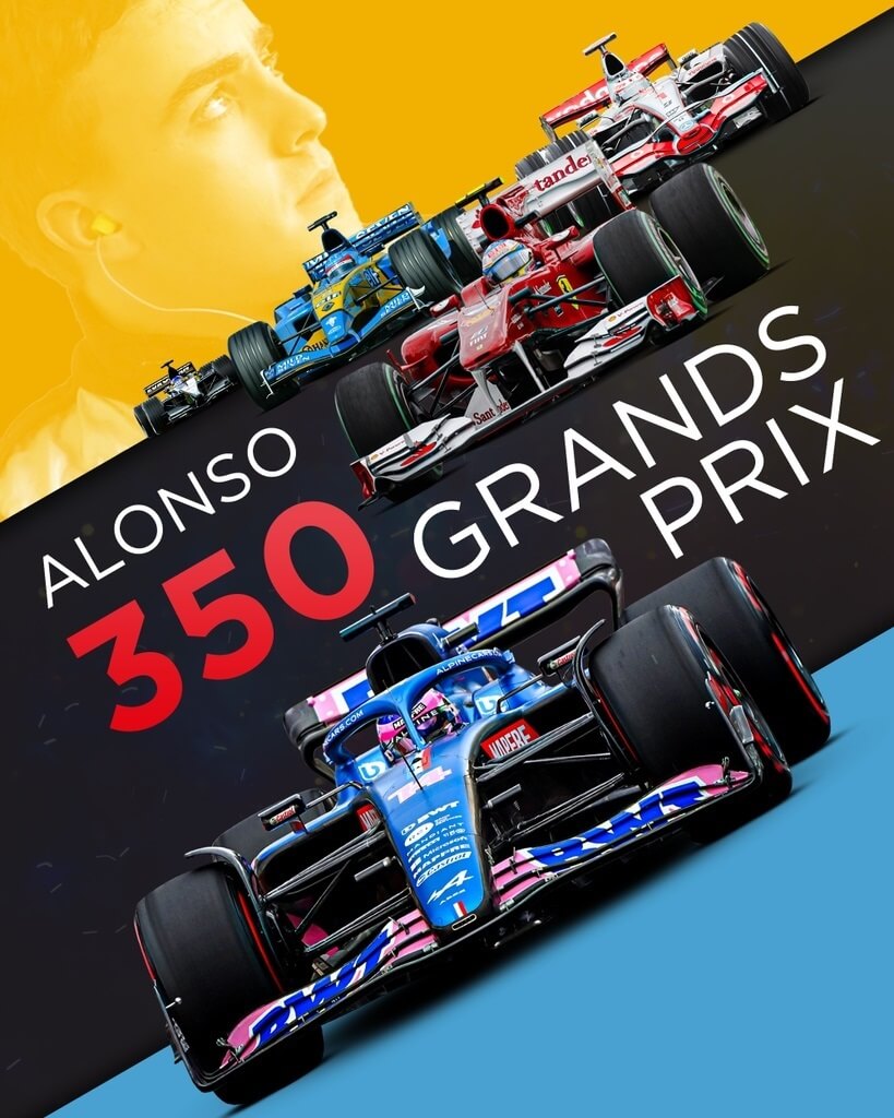 Fernando Alonso 350. yarış