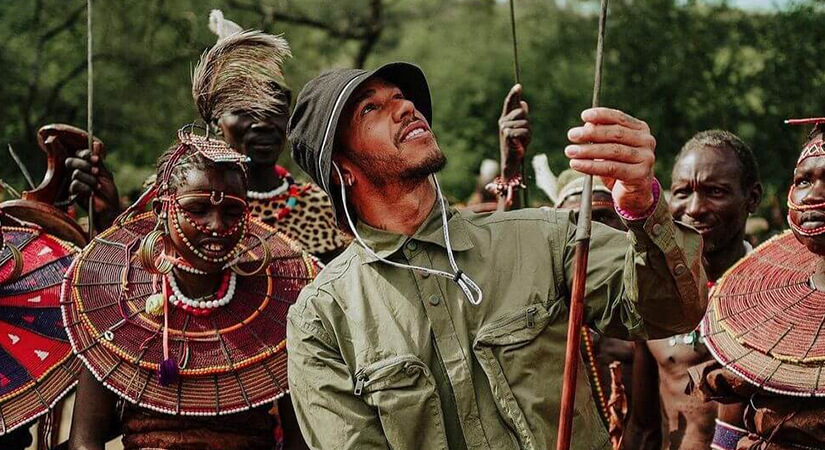 Afrika gezisi huzur getirdi! Lewis Hamilton, ismini nereden aldığını açıkladı!